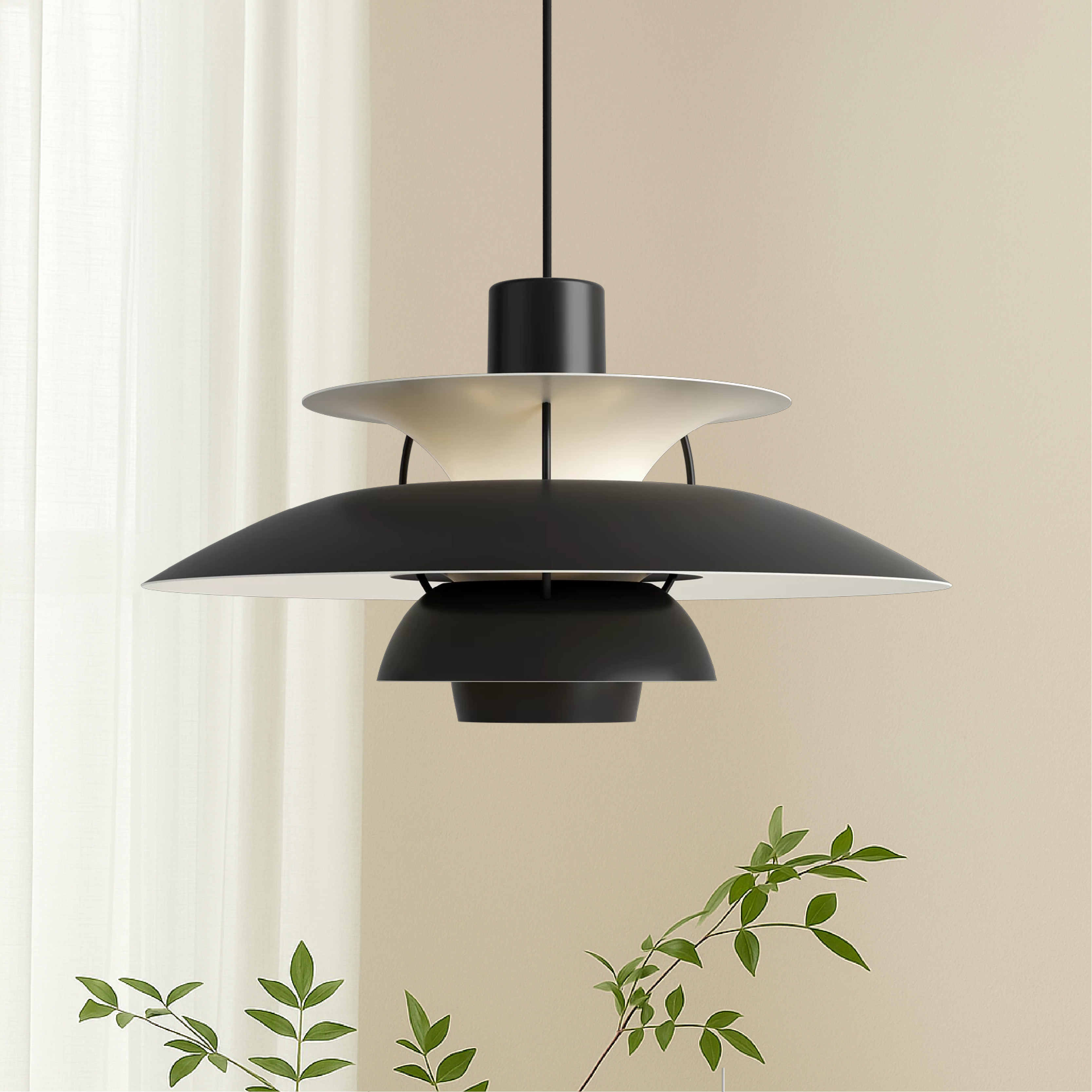 Layered Danish Pendant Light