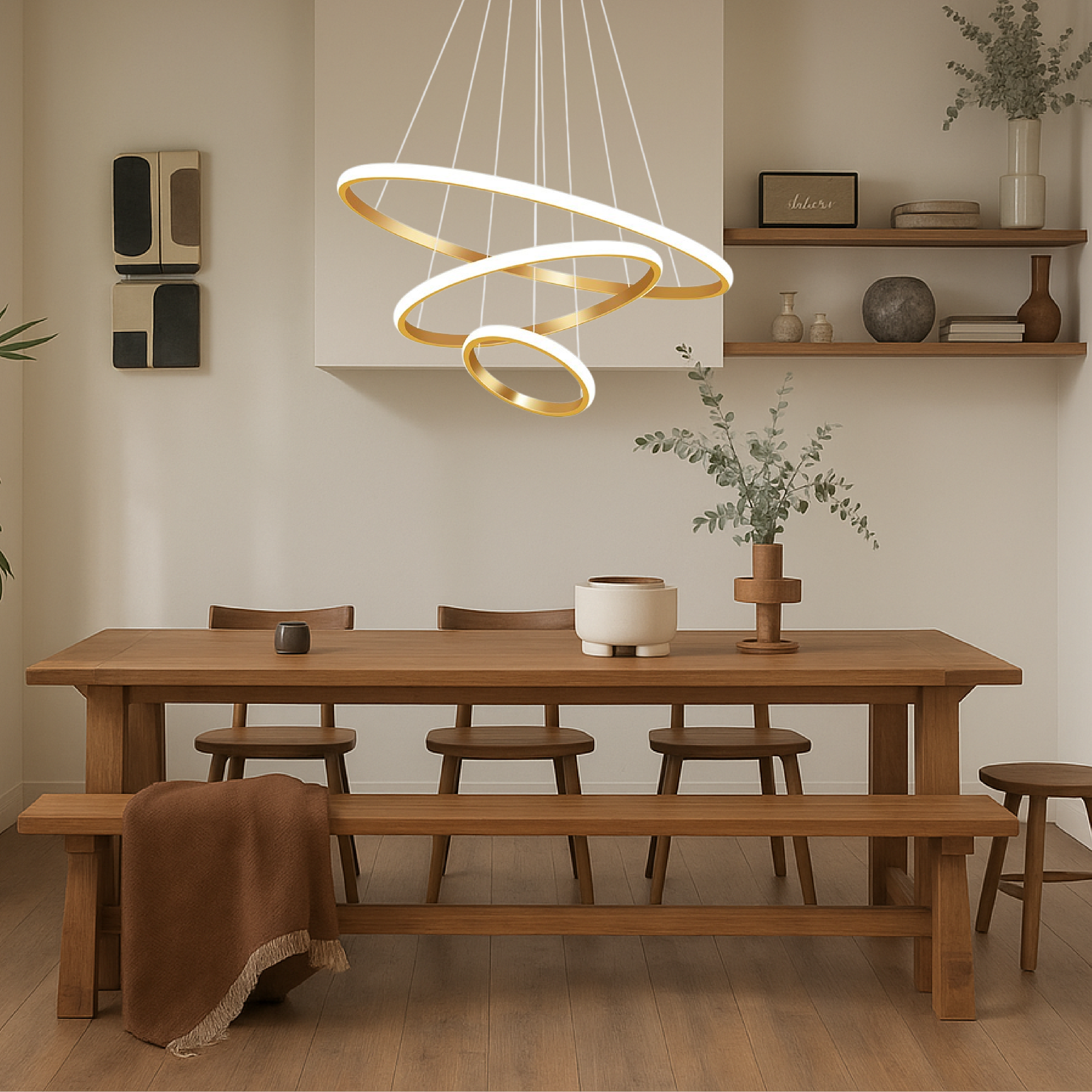 Three-Tier Modern Chandelier