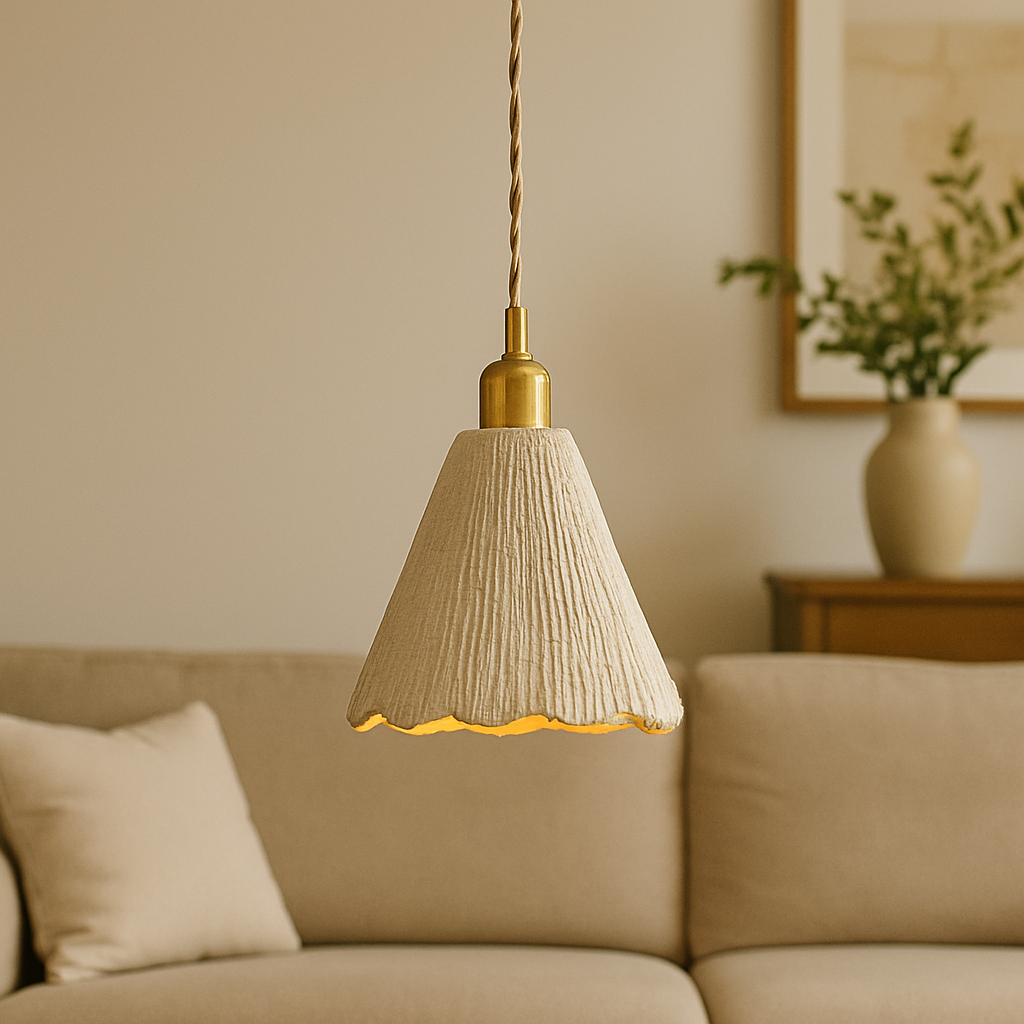 Industrial Cement Pendant Light