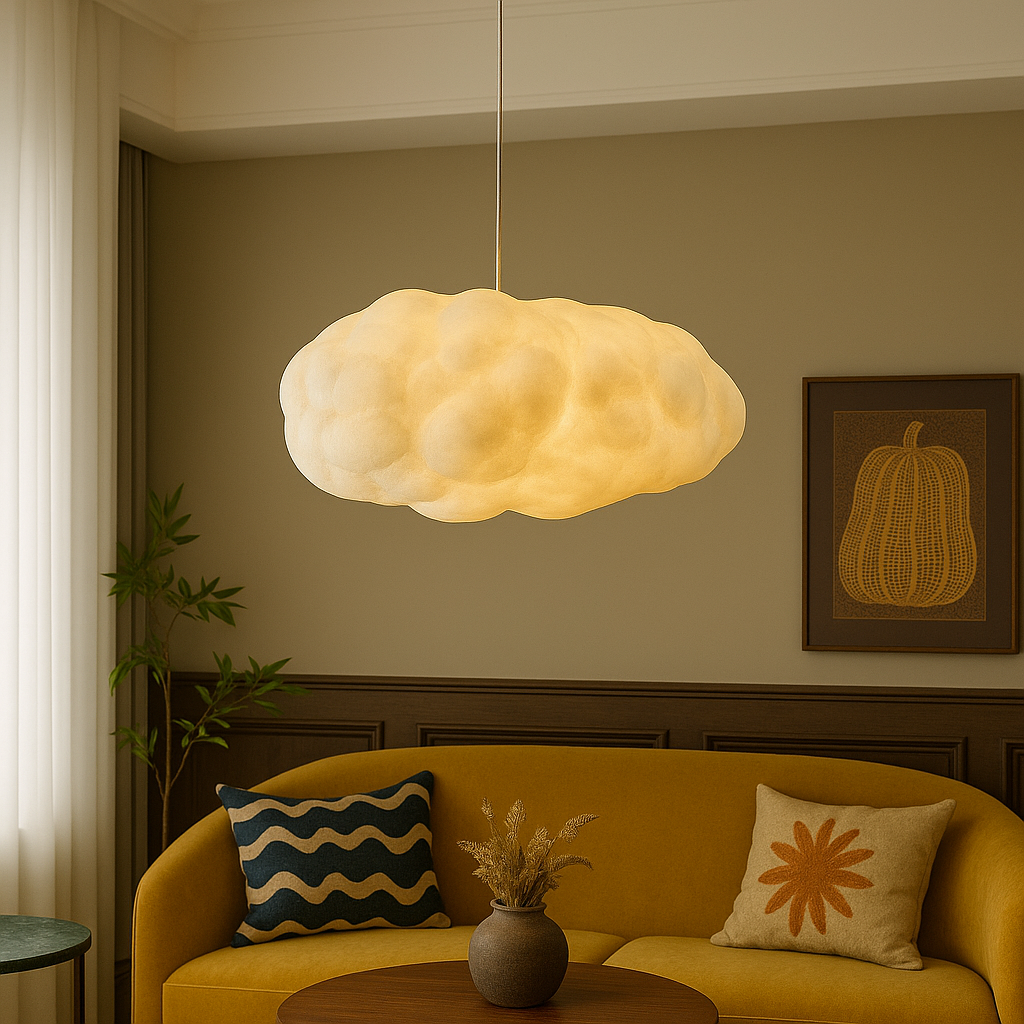 Soft Glow Cloud Pendant Light