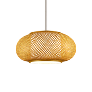 Hansens Bamboo Pendant Light - Handcrafted Natural Bamboo Pendant Lamp