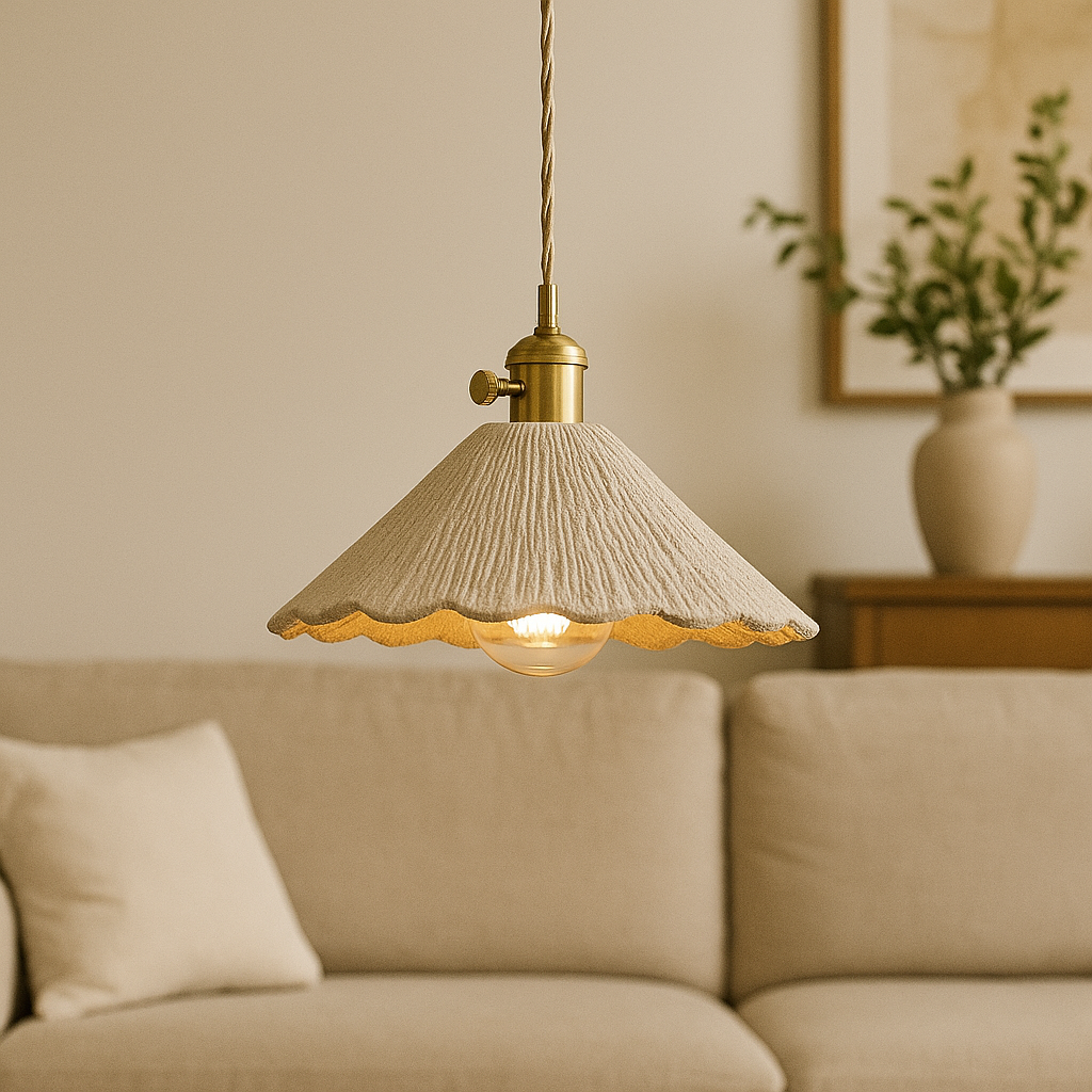 Industrial Cement Pendant Light