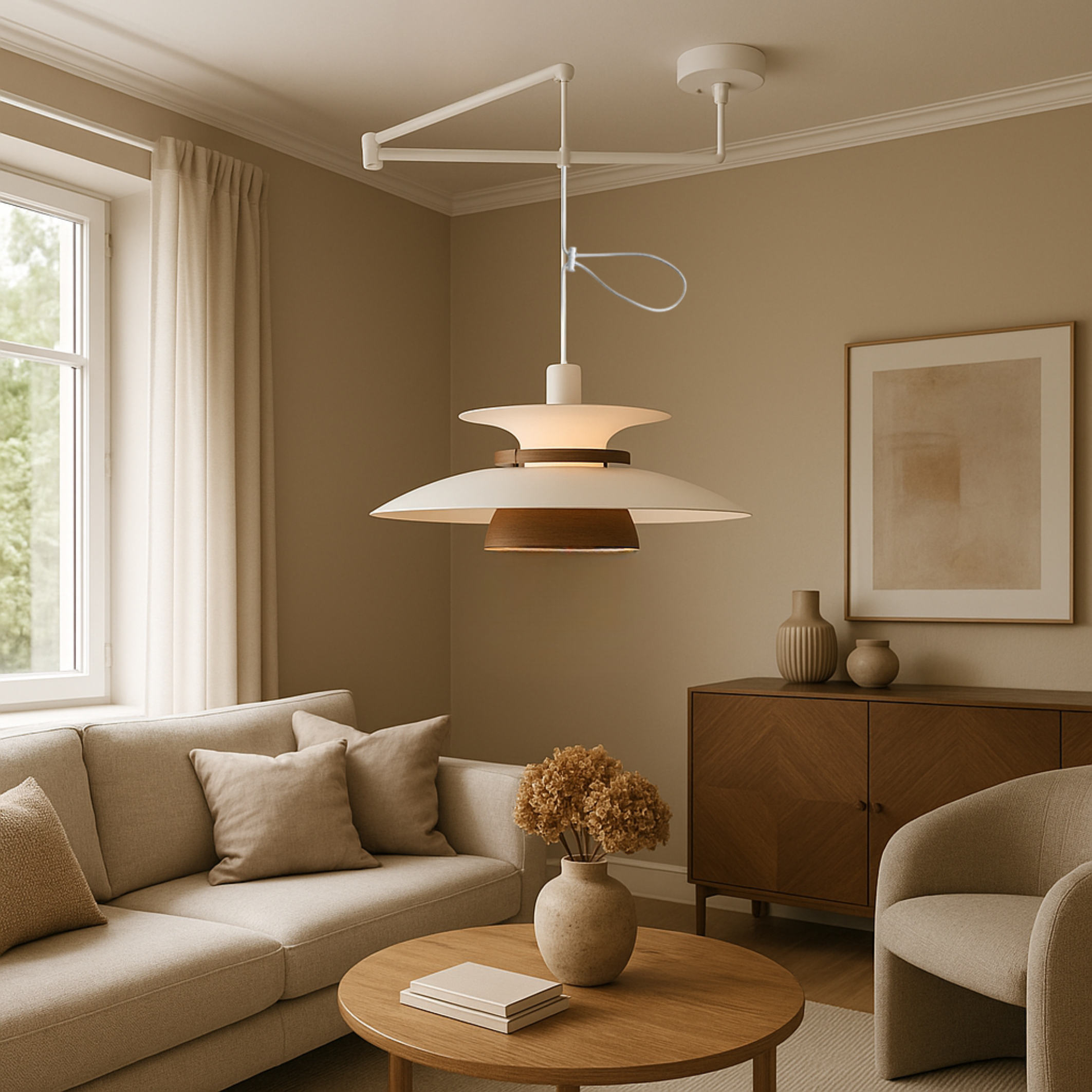 Merado Adjustable Swing-Arm Pendant Light