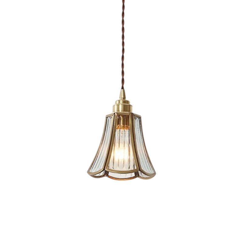 Elegant Vintage Glass Pendant Light