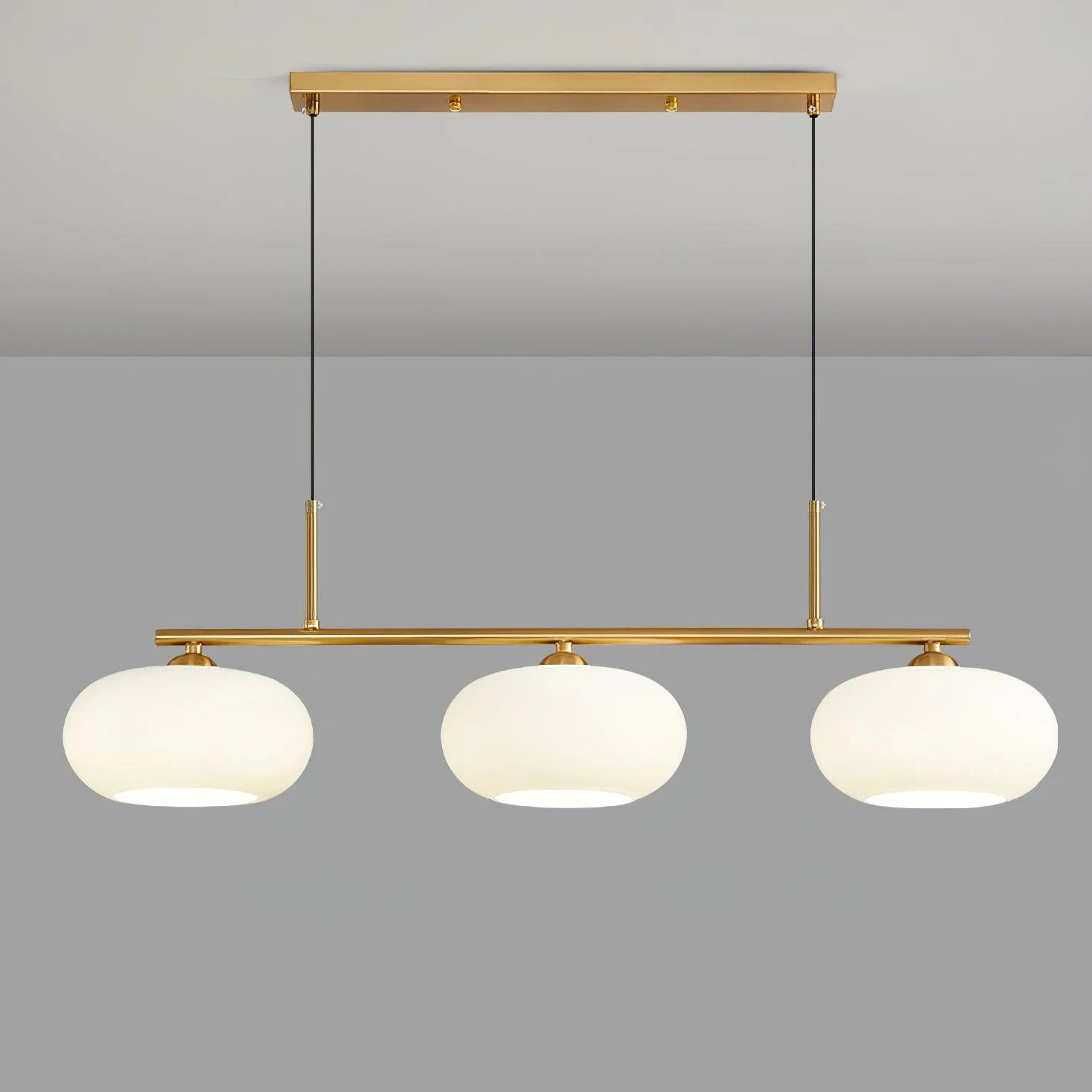 Three-Head Bauhaus Pendant Light