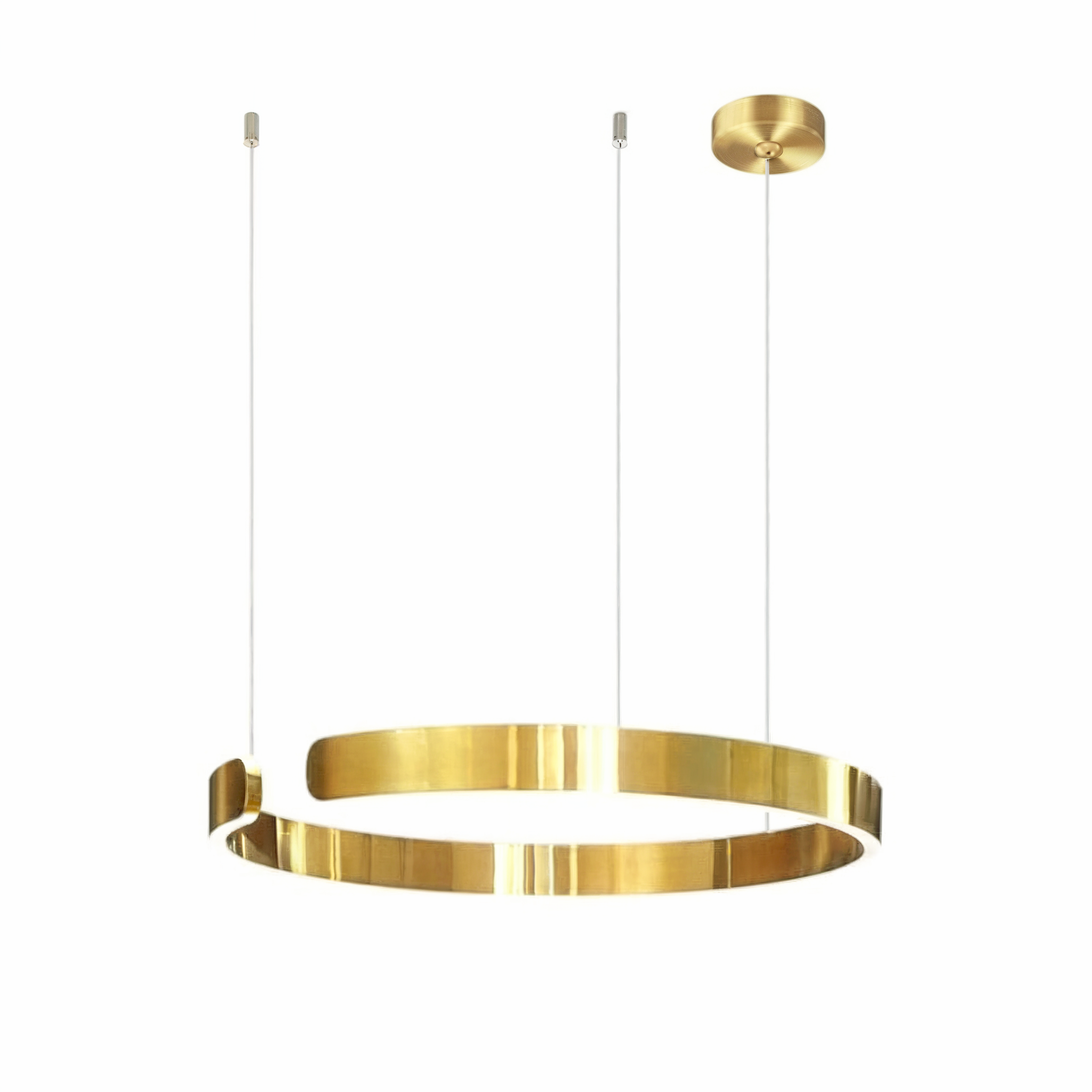 Esthetica Ring Pendant Light - Sleek Circular Pendant Fixture