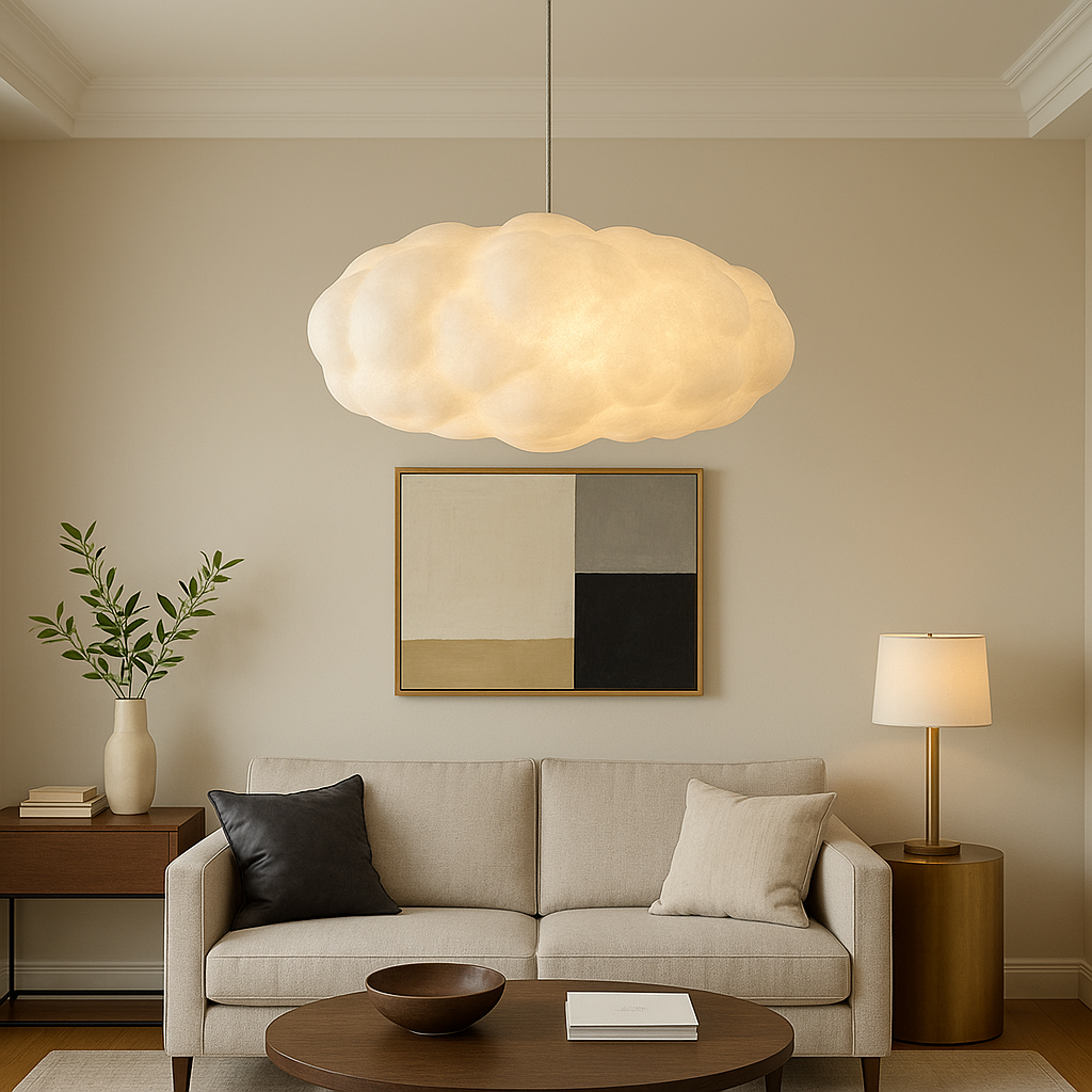 Soft Glow Cloud Pendant Light