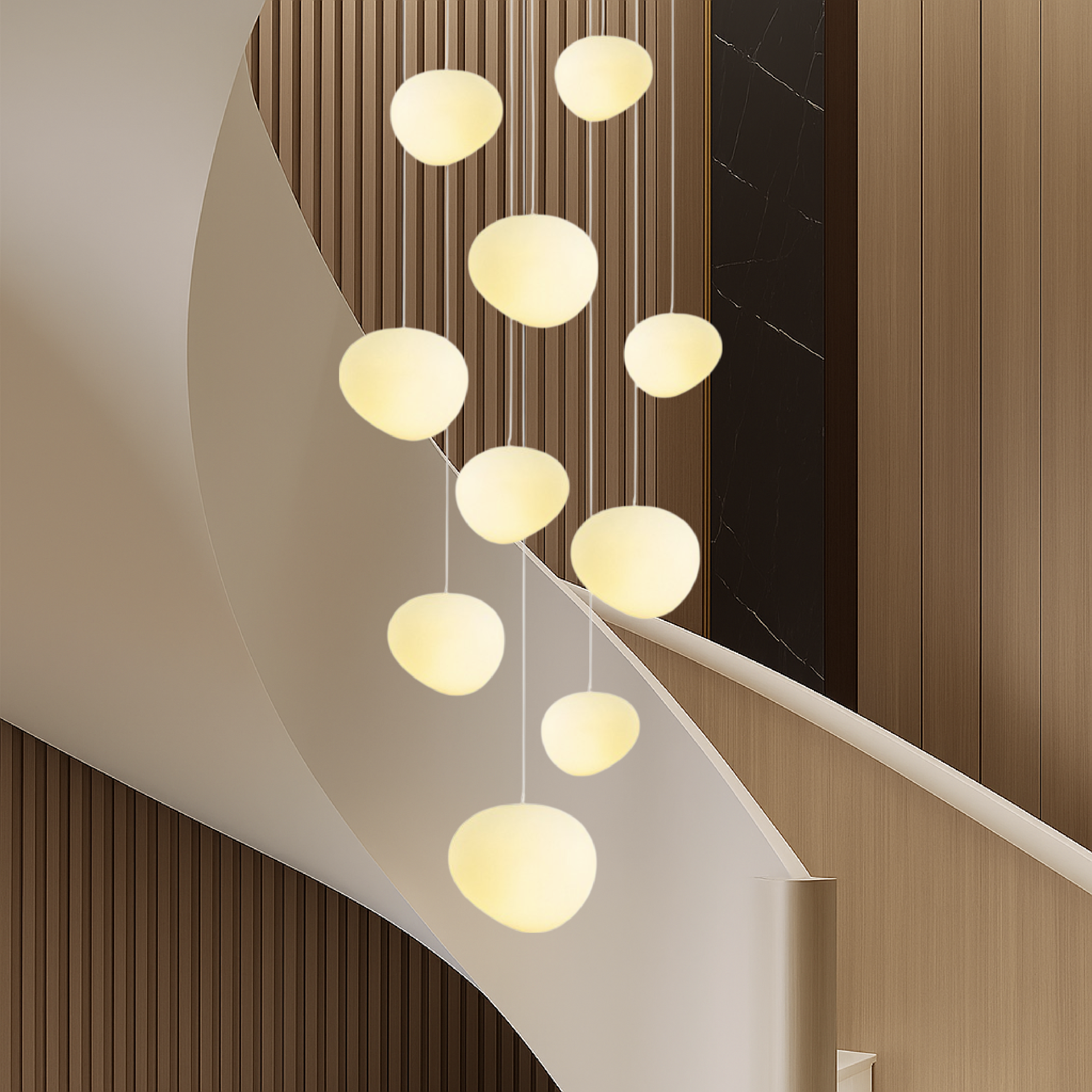 Creative Nordic Staircase Chandelier