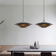 Layered Metal Pendant Light