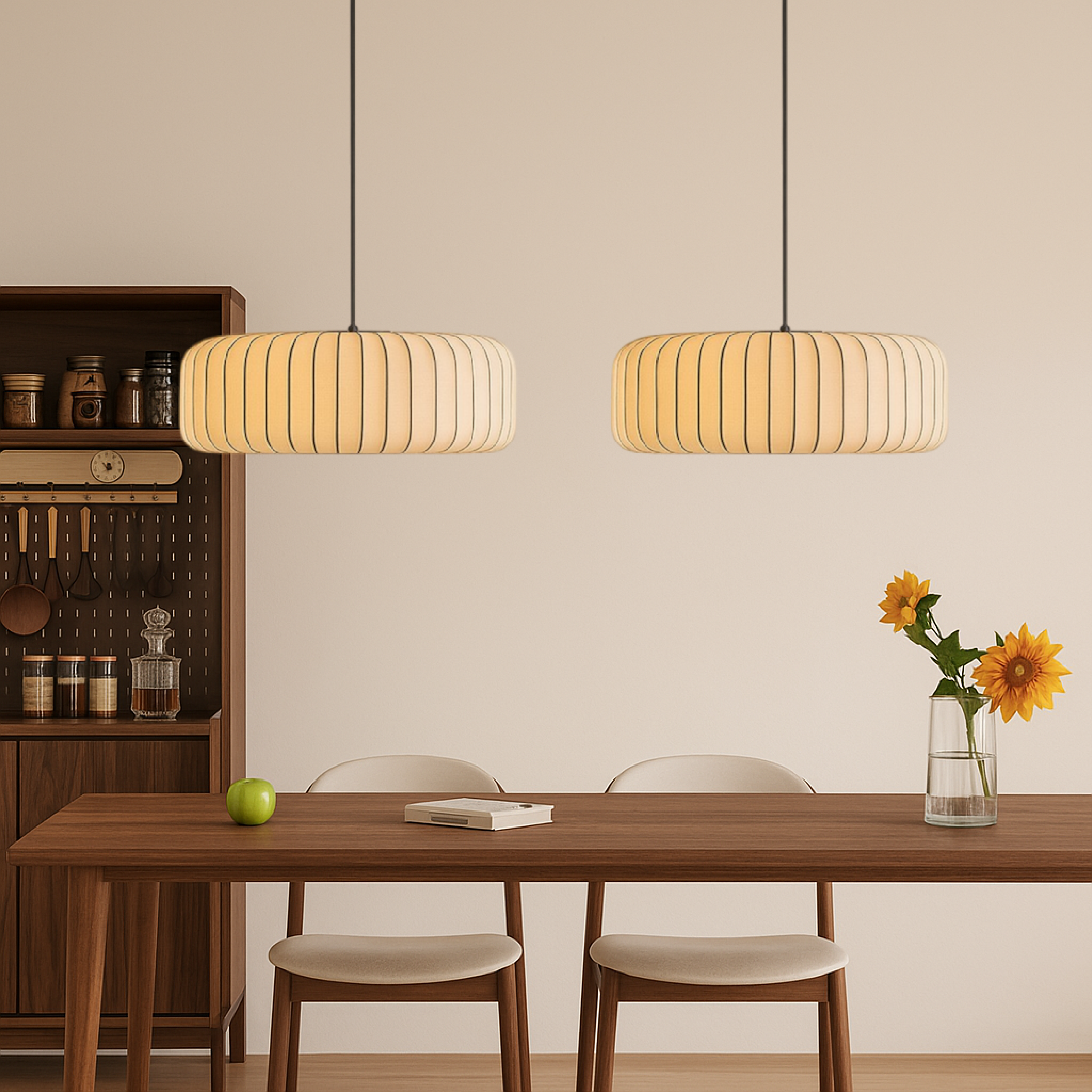 Rendara Silk Pendant Light - Soft, Luxurious Illumination