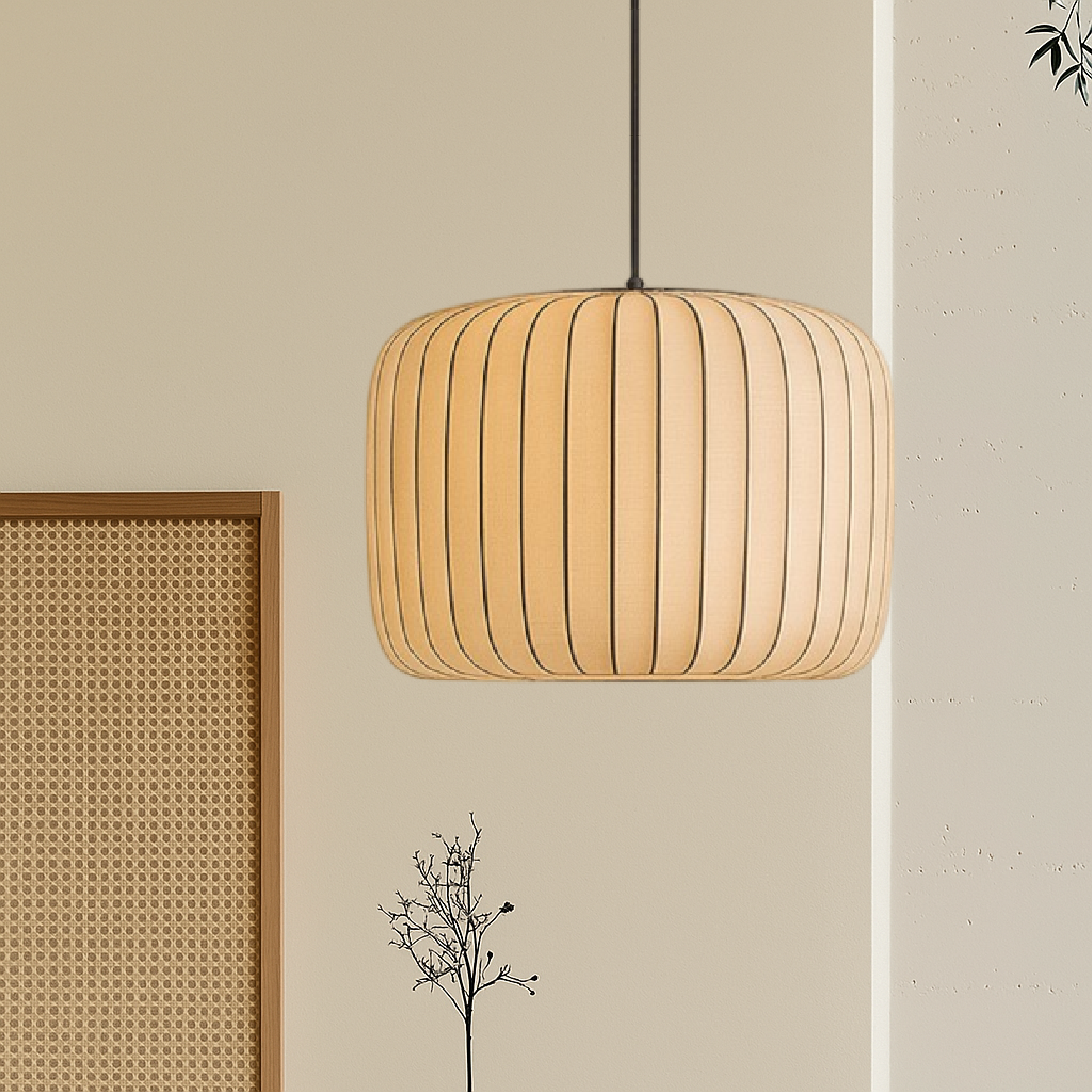 Rendara Silk Pendant Light - Soft, Luxurious Illumination