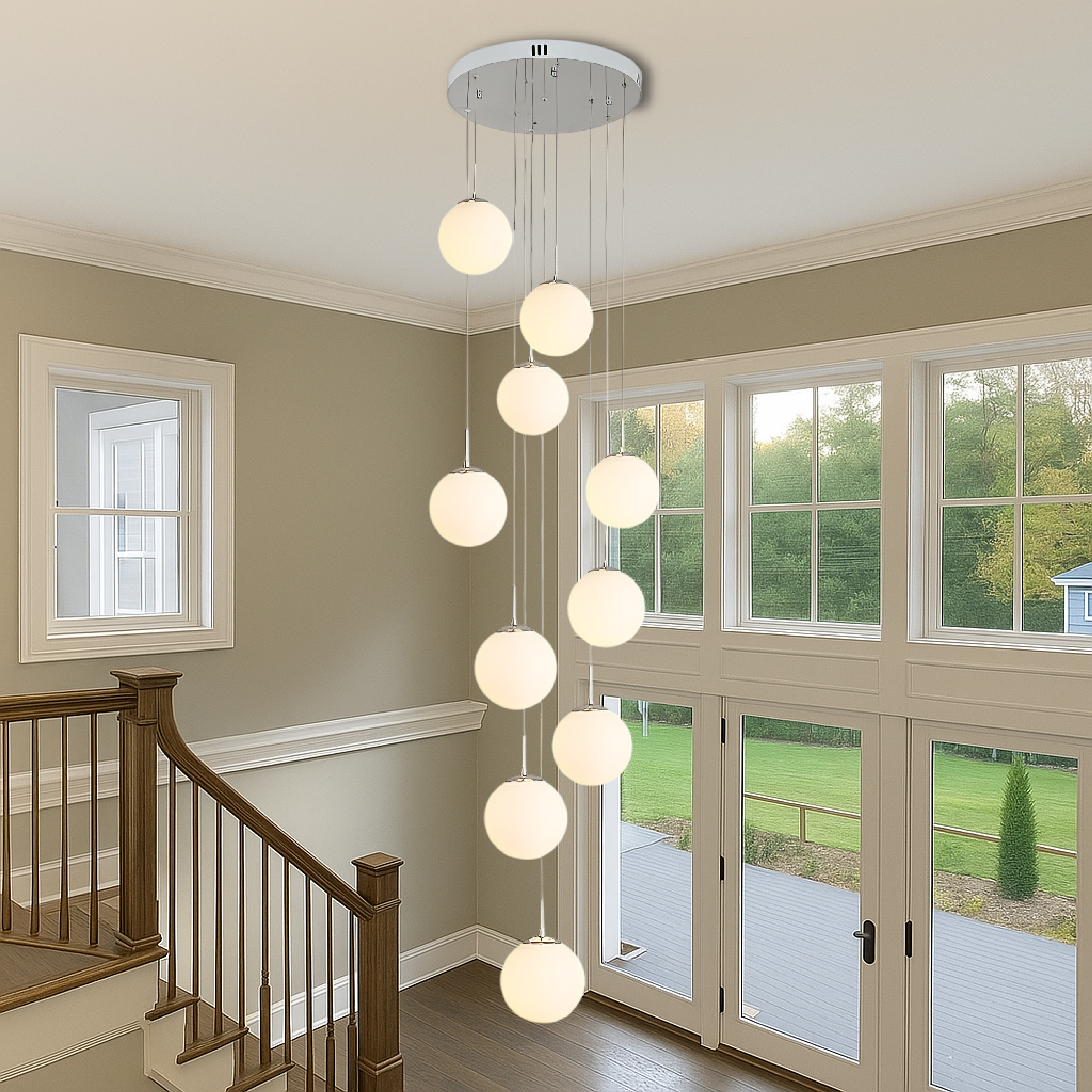 Nova Nordic Staircase Chandelier