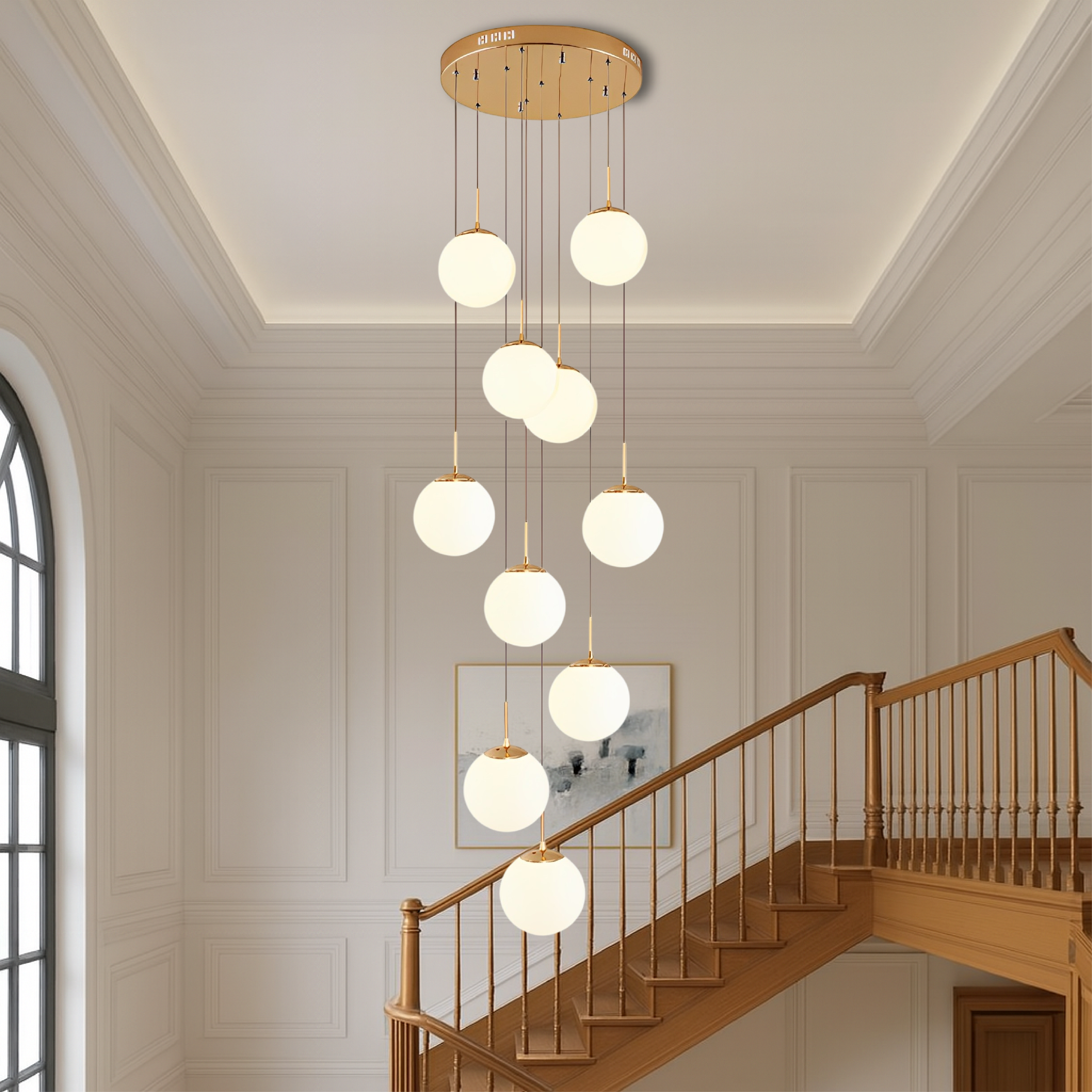Nova Nordic Staircase Chandelier